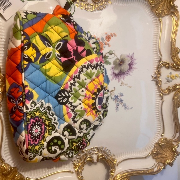 Vera Bradley Multicolor Floral Cosmetic Bag - Picture 4 of 5
